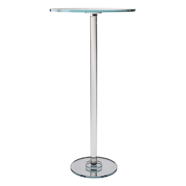 Тортівниця скляна на високій ніжці 30×60 см кругла підставка для торта, капкейків HP-4-88M - фото №4