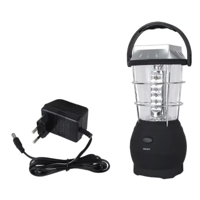 Туристичний ліхтар MIL-TEC 3-Way Lantern з сонячною панеллю та акумулятором - фото