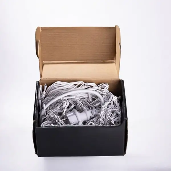 Вулична гірлянда Бахрома 12 м 200 LED білий провід Синій 12MWBL - фото №4