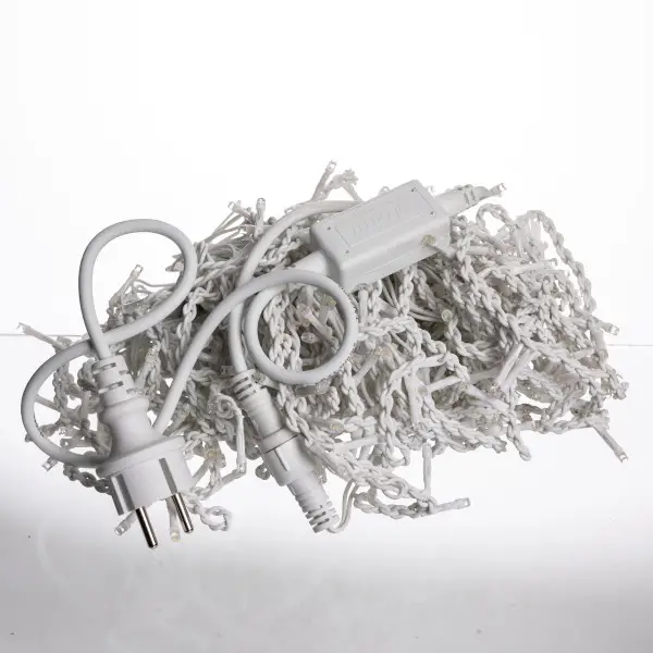 Вулична гірлянда Бахрома 20 м 335 LED білий провід Жовтий 20MWY - фото №4