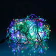 Вулична гірлянда Бахрома 36 м 600 LED білий провід Мультиколір 36MWML - фото №3