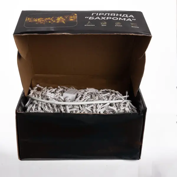 Вулична гірлянда Бахрома 50 м 600 LED білий провід Білий 50MWW - фото №5