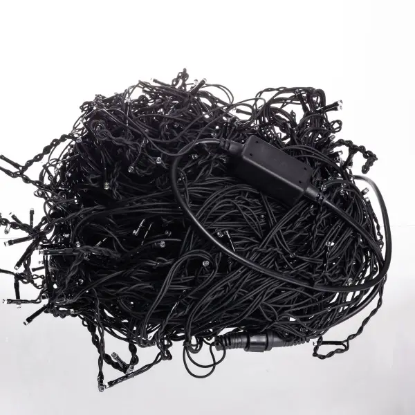 Вулична гірлянда Бахрома 50 м 840 LED чорний провід Білий 50MBW - фото №4
