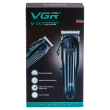 Машинка для стрижки акумуляторна бездротова Чорна VGR V-282 - фото №8