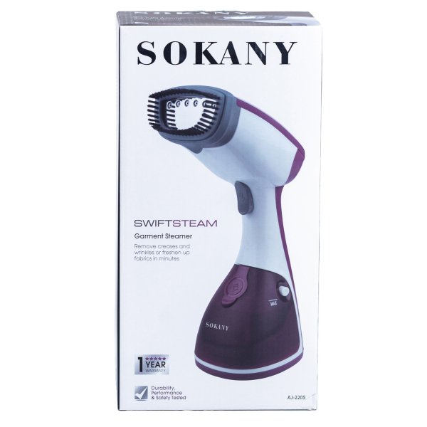 Ручний відпарювач для одягу SOKANY  250 мл  Фіолетовий Lugi AJ2205V - фото №10