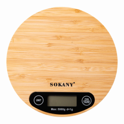 Кухонні ваги Sokany SK-19024 електронні до 5 кг