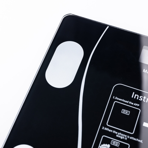 Смарт ваги електронні Sokany 26х26 см  до 180 кг з синхронізацією з телефоном чорні SK-19019B - фото №2