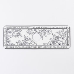 Вологовбираючий килимок для раковини під кран із поліестеру 37,5*13 см HP-42-11W