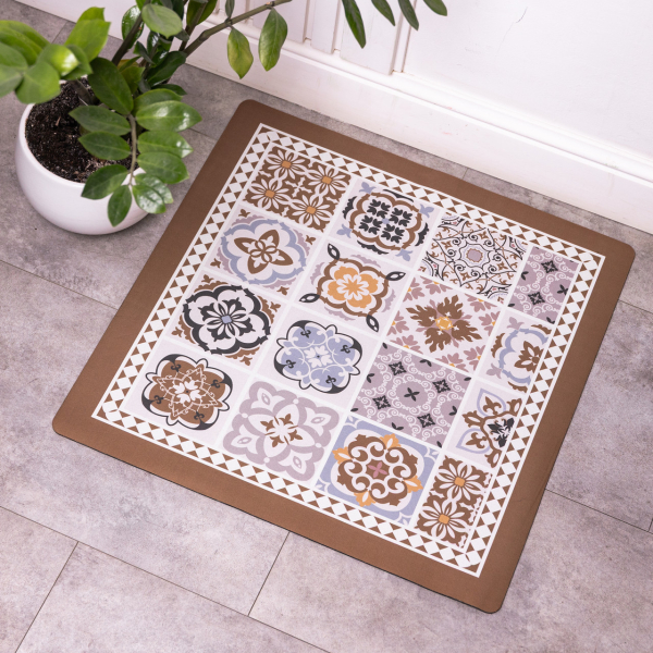 Килимок для сушіння посуду діатомітовий універсальний 58×58 см HP-42-5 - фото №4