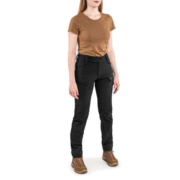 Жіночі штани Helikon OTP VersaStretch Black, Black - фото №4
