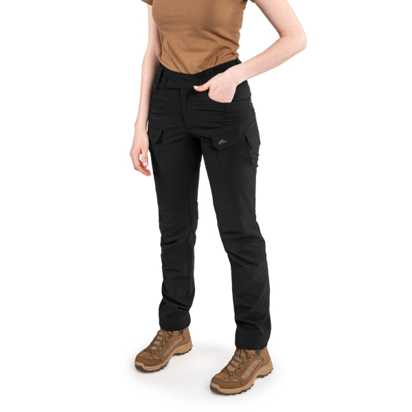 Жіночі штани Helikon OTP VersaStretch Black, Black - фото №2