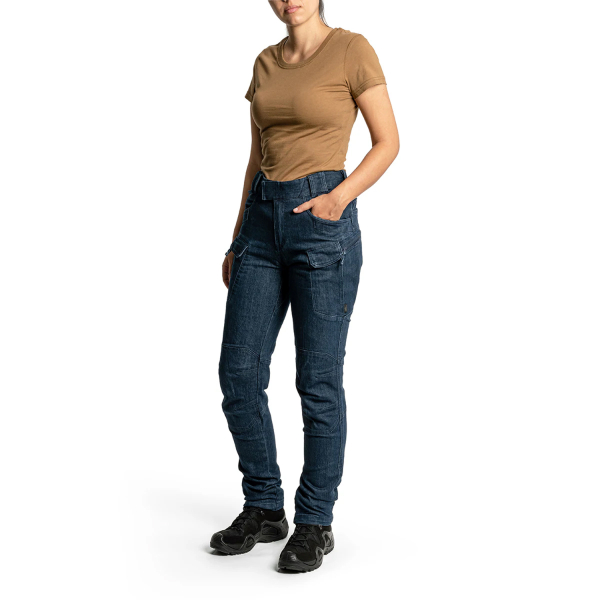 Жіночі штани Helikon Women's UTP Resized Denim Strech Marine Blue, Navy Blue - фото №5