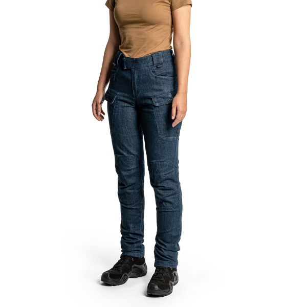 Жіночі штани Helikon Women's UTP Resized Denim Strech Marine Blue, Navy Blue - фото №2