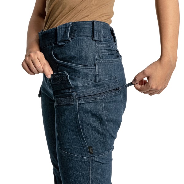 Жіночі штани Helikon Women's UTP Resized Denim Strech Marine Blue, Navy Blue - фото №6