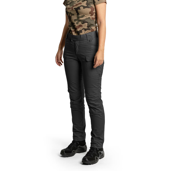 Жіночі штани Helikon Women's UTP Resized PolyCotton Rip-Stop Black, Black - фото №2