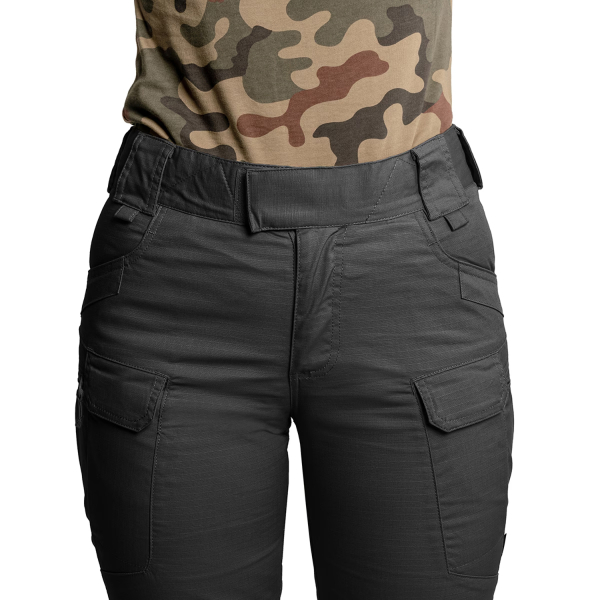 Жіночі штани Helikon Women's UTP Resized PolyCotton Rip-Stop Black, Black - фото №7