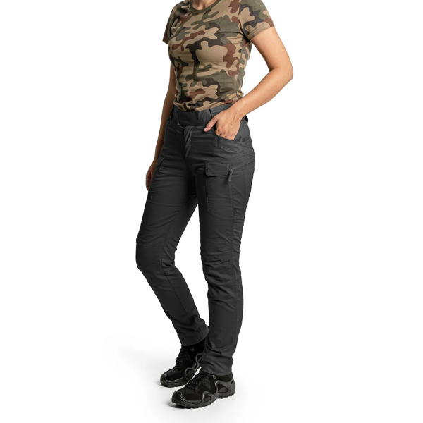 Жіночі штани Helikon Women's UTP Resized PolyCotton Rip-Stop Black, Black - фото №5